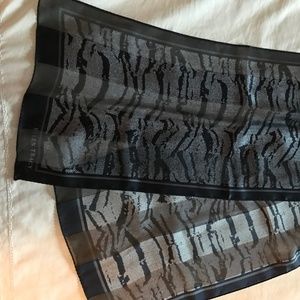 Ellen Tracey Blue Silk Scarf